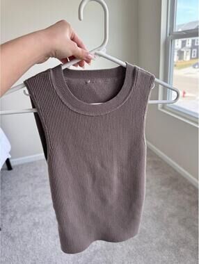 Abercrombie Sweater Ribbed Knit Tank Top XXS